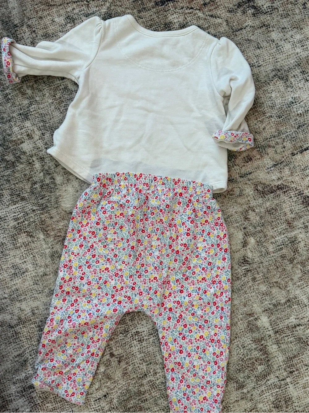 Cream & Pink Hedgehog Floral Kids  Set